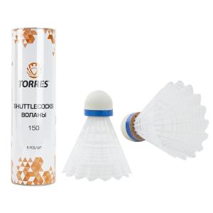 Купить Воланы для бадминтона Torres 150 (нейлон) BD20108 в Новозыбкове 