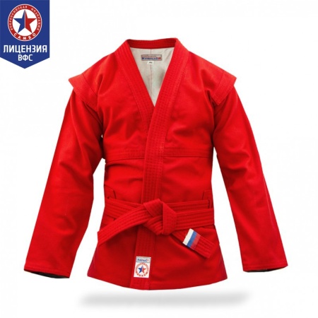 Купить Куртка для самбо "Атака" ВФС (подкладка, пояс)  р 36-48 в Новозыбкове 