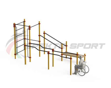 Купить Спортивный комплекс для инвалидов-колясочников WRK-D16_76mm в Новозыбкове 